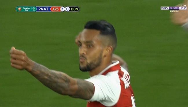 هدف فوز أرسنال علي دونكاستر روفرز 1 0 كأس رابطة المحترفين