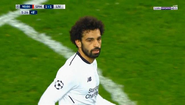 الحارس يحرم محمد صلاح من تسجيل هدف قاتل فى مرمى سبارتاك موسكو