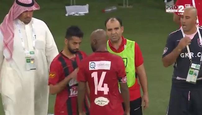 شجار بين شيكابالا وزميله في الرائد السعودي بسبب شارة القيادة