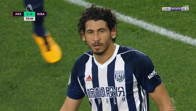 ملخص لمسات احمد حجازي في مباراة أرسنال وويست بروميتش