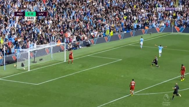 هدف مانشستر سيتي الاول في مرمي ليفربول 1 0 أجويرو