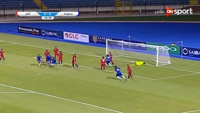 هدف سموحة الاول في مرمي النصر الدوري المصري