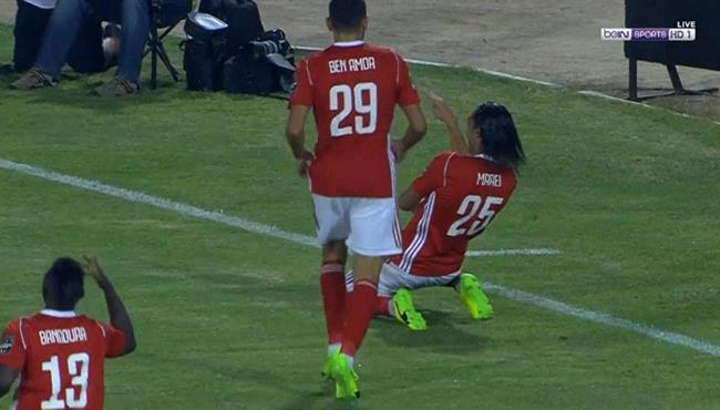 هدف عمرو مرعي الثانى في مرمي أهلي طرابلس تعليق حفيظ دراجي