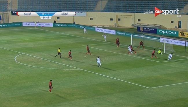 هدف الزمالك الثاني في مرمي الداخليه 2 0 الدوري المصري