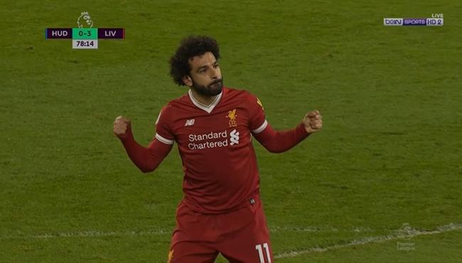 هدف محمد صلاح فى مرمى هدرسفيلد تعليق حفيظ دراجى