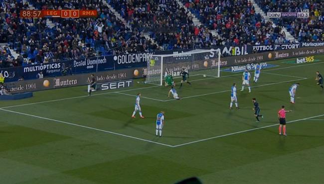 هدف فوز ريال مدريد الرائع على ليجانيس فى الوقت القاتل