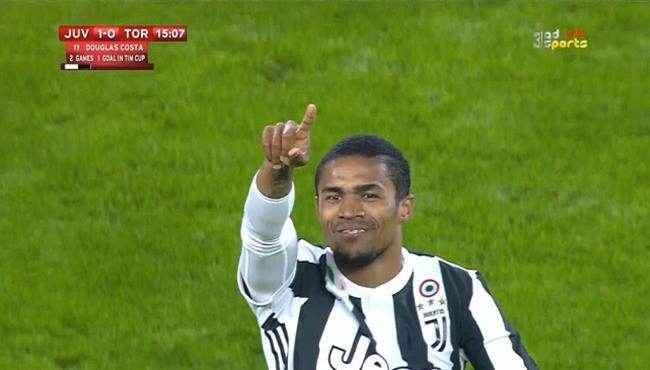 هدف دوجلاس كوستا الرائع في مرمي تورينو كاس ايطاليا