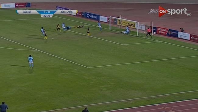 هدف تعادل وادي دجله مع الداخليه 1 1 الدوري المصري