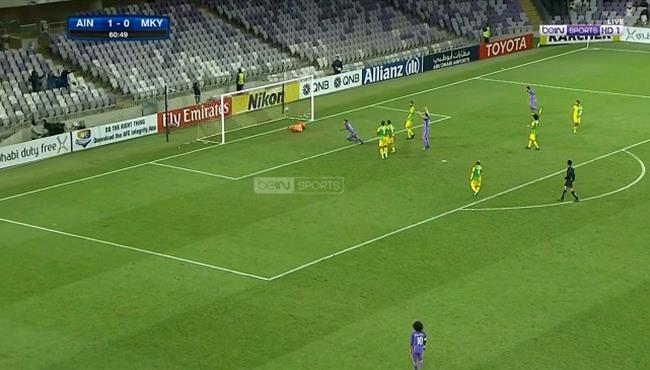 اهداف مباراة العين والمالكية 2 0 دوري ابطال اسيا