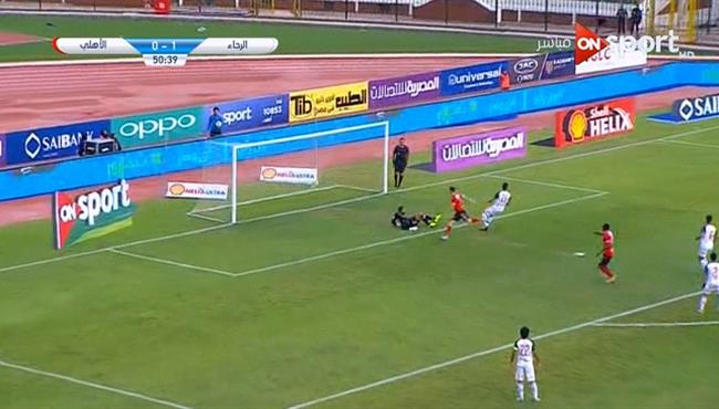 هدف تعادل الاهلي مع الرجاء