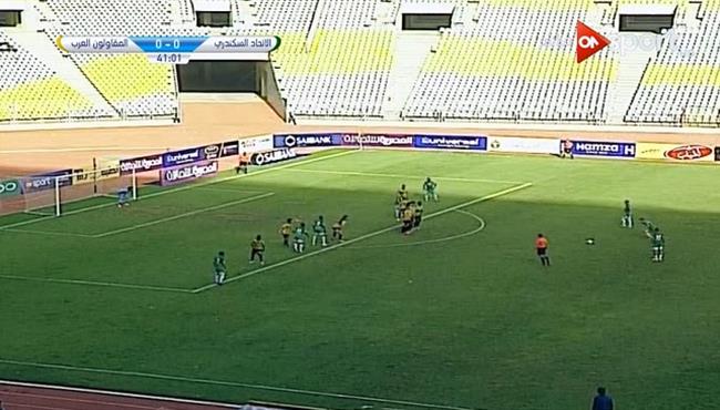 هدف احمد كابوريا الرائع في مرمي المقاولون العرب