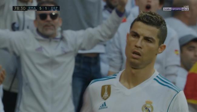 هدف كريستيانو رونالدو فى مرمى ديبورتيفو لاكورونيا