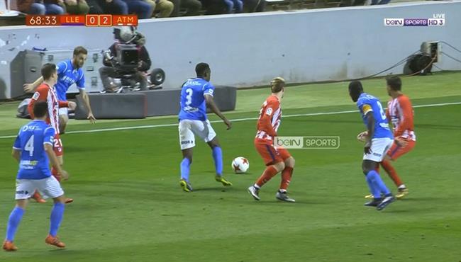 كوبري شوارع من لاعب لييدا إيسبورتيو لجريزمان