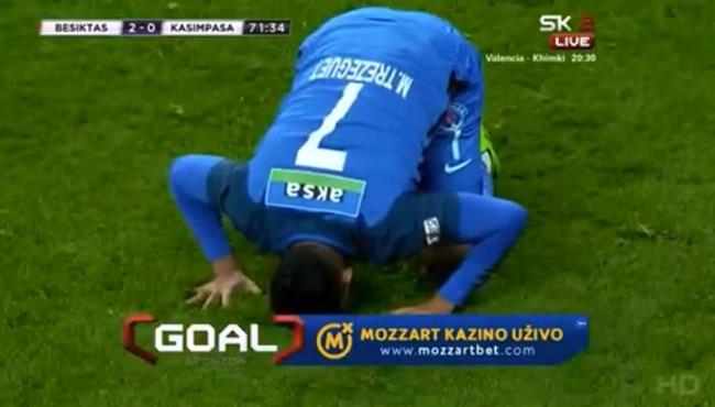 هدف تريزيجيه الرائع في مرمي بشكتاش