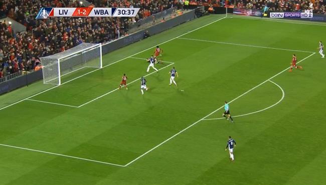 محمد صلاح يهدر فرصة هدف امام وست بروميتش