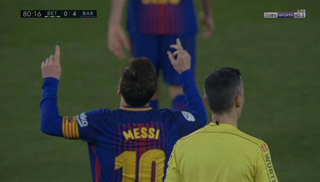 ميسى يتلاعب بمدافعى ريال بيتيس ويسجل هدف رائع