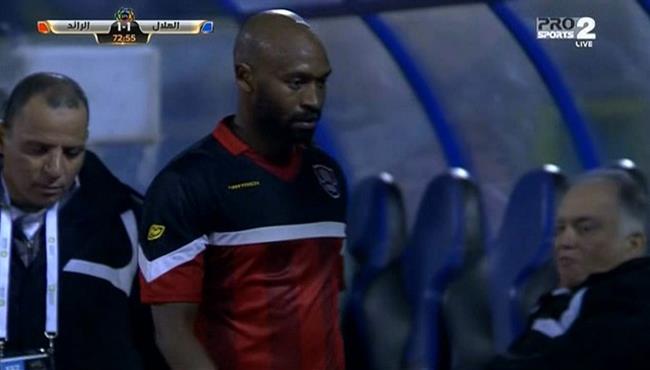 رد فعل غاضب من شيكابالا بعد تبديله في مباراة الهلال والرائد