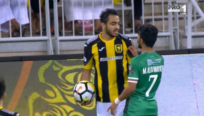 مشاده بين محمود كهربا و لاعب الاتفاق