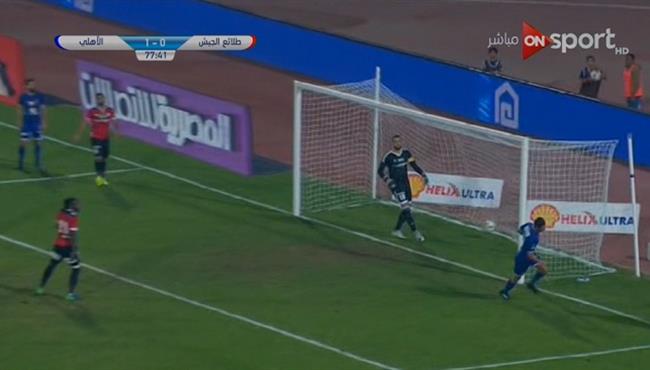 هدف الاهلى الثانى فى مرمى طلائع الجيش