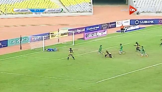 هدف تعادل المقاولون العرب الرائع في مرمي الاتحاد السكندري