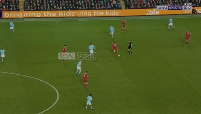 مهاراه رائعه من محمد صلاح فى مباراة ليفربول ومانشستر سيتى