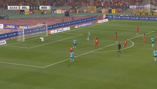 القائم يرد هدف رائع لـ هولندا امام بلجيكا