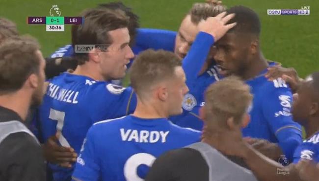 هدف ليستر سيتي الاول فى مرمي ارسنال تعليق عصام الشوالي