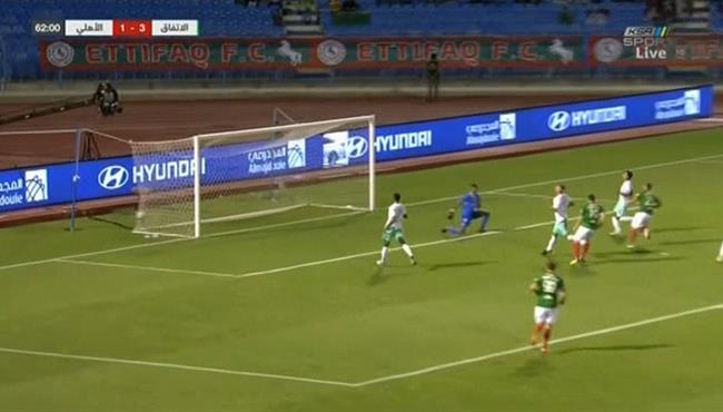 هدف الاتفاق الرابع في مرمي الاهلي السعودي