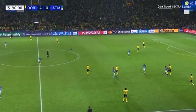 ملخص مباراة بوروسيا دورتموند واتليتكو مدريد بدوري ابطال اوروبا