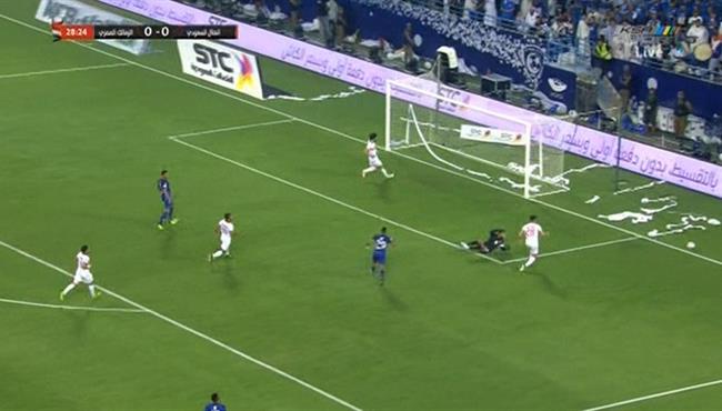 جنش ينقذ الزمالك من هدف اول للهلال السعودي