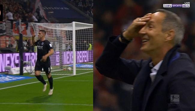 هدف خرافى فى مباراة اينتراخت فرانكفورت وفورتونا دوسلدورف بالدورى الالمانى