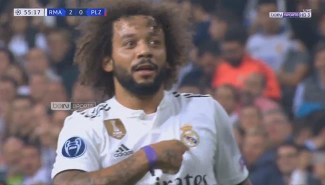 هدف مارسيلو الرائع في مرمي فيكتوريا بلزن تعليق رؤوف خليف