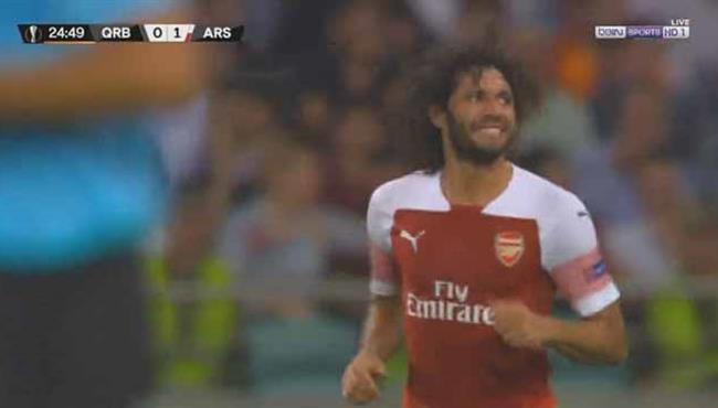 ملخص لمسات محمد الننى فى مباراة ارسنال وكارباكا