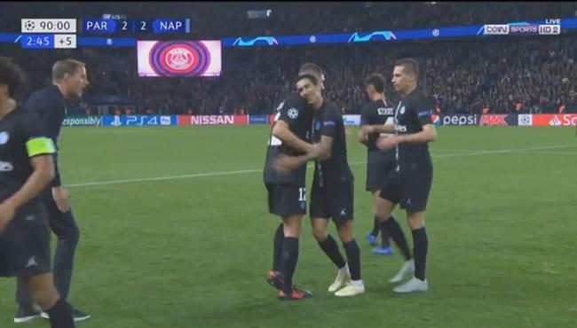 اهداف مباراة باريس سان جيرمان ونابولي 2 2 تعليق عصام الشوالي