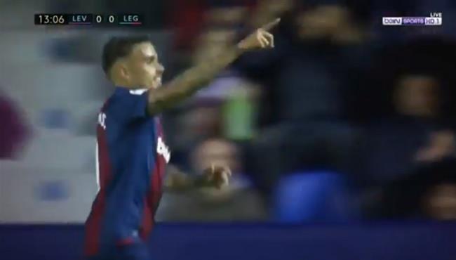 اهداف مباراة ليفانتي وليجانيس 2 0 الدوري الاسباني