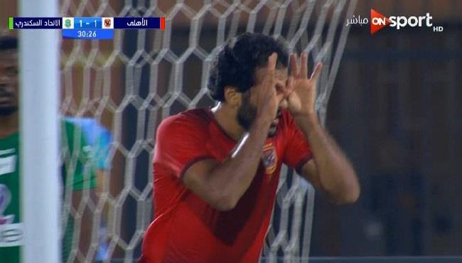 هدف تعادل الاهلي مع الاتحاد 1 1 مروان محسن