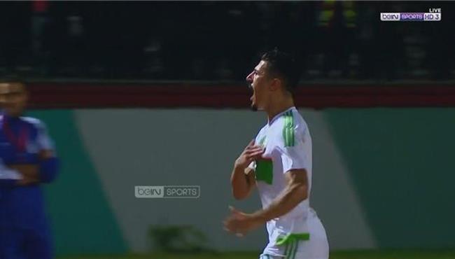 هدف الجزائر الثانى فى مرمى بنين تعليق حفيظ دراجى