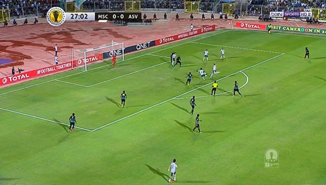 لاعبو المصري يهدرو فرصة هدف مؤكد امام فيتا كلوب