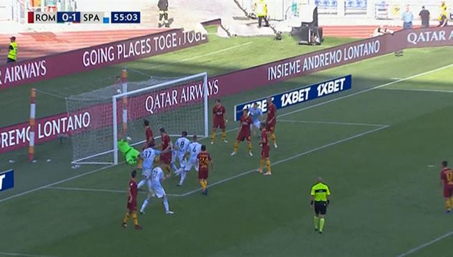 اهداف مباراة روما وسبال 0 2 الدوري الايطالي
