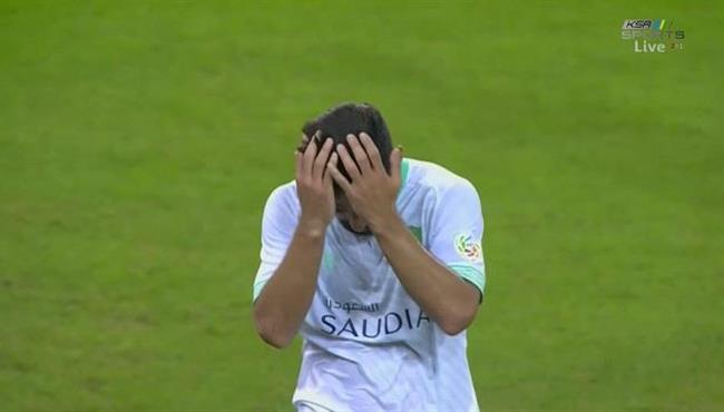 عبدلله السعيد يهدر فرصة هدف مؤكد امام الفيصلي