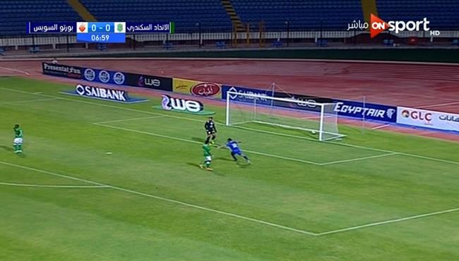 هدف عالمي في مباراة الاتحاد السكندري وبورتو السويس