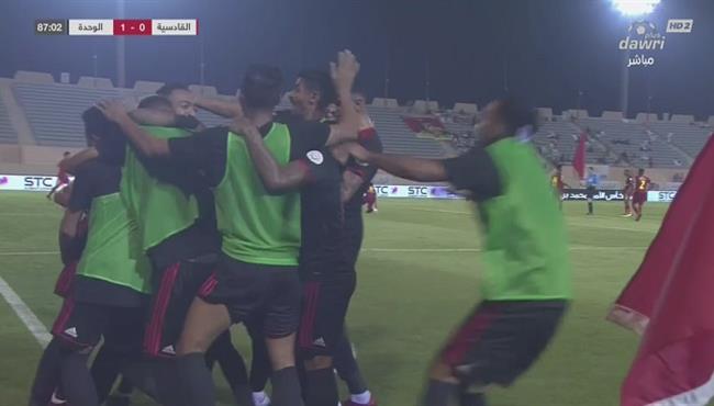 هدف فوز الوحدة القاتل علي القادسية بالدوري السعودي