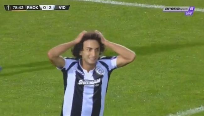 ملخص لمسات عمرو وردة في مباراة باوك سالونيكا ومول فيدي