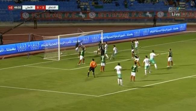 هدف الاهلي السعودي الاول في مرمي الاتفاق