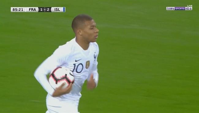 هدف فرنسا الاول في مرمي ايسلندا