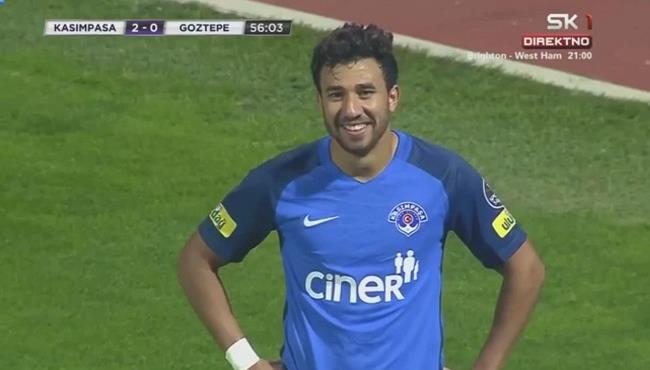 تريزيجيه يهدر انفراد تام فى مباراة قاسم باشا وجوزتيبي