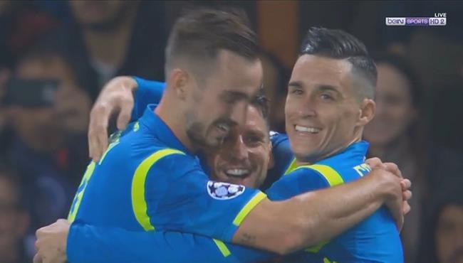 هدف نابولي الثاني في مرمي باريس سان جيرمان تعليق عصام الشوالي