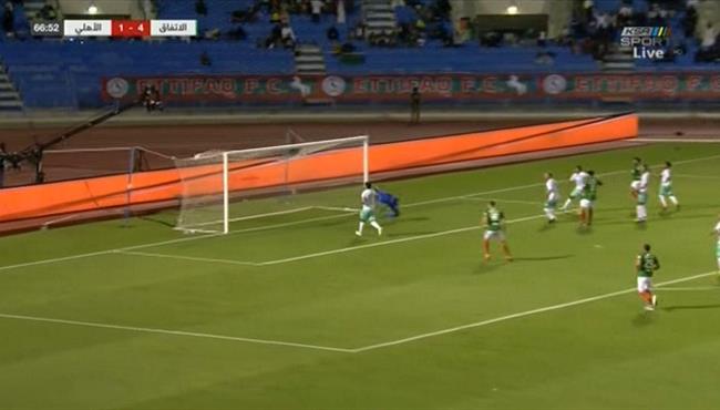 هدف الاتفاق الخامس في مرمي الاهلي السعودي