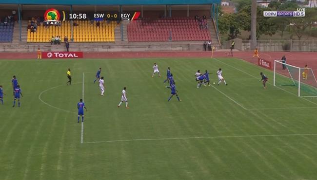 احمد حجازي يهدر هدف مؤكد امام سوازيلاند