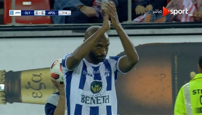 ملخص لمسات شيكابالا في مباراة اولمبياكوس وابولون